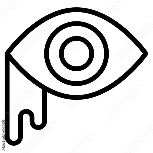 scary eye line 
