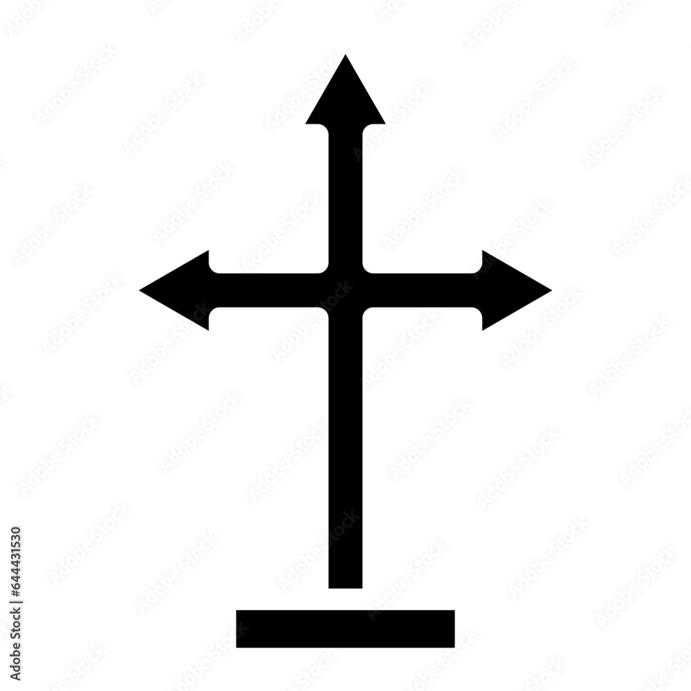 direction arrow glyph