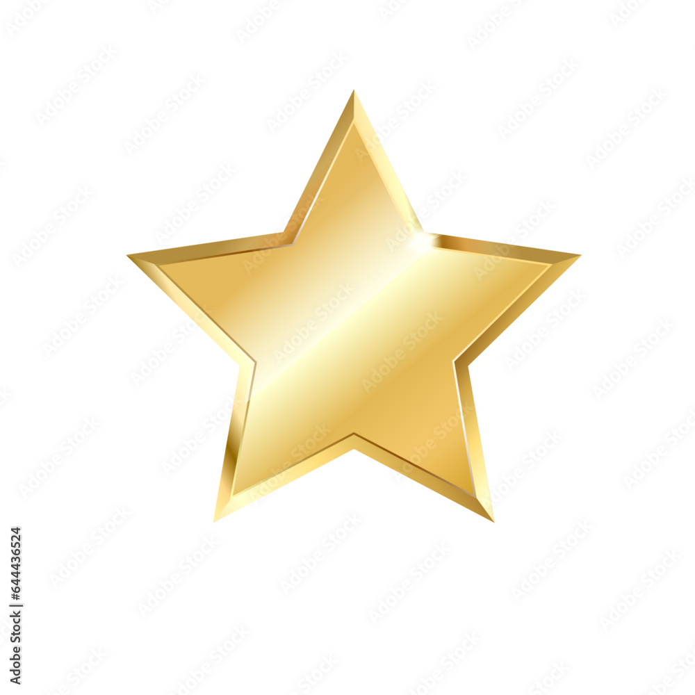 Obraz premium Gold star