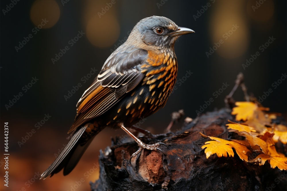 The Turdidae family features Turdus merula, known as the common blackbird The Turdidae family features Turdus merula, known as the common blackbird