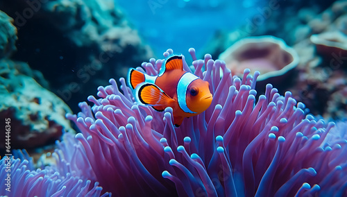 Clown anemonefish (Amphiprion bicinctus)