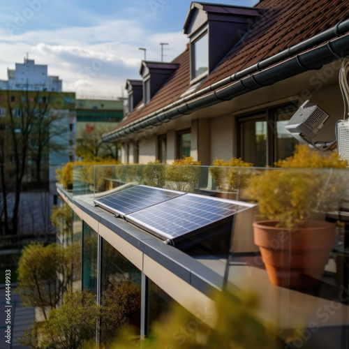 Balcony Solar power plant. 