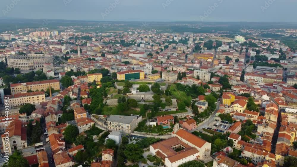 City Pula, Croatia. colosseum, fortress. City Pula, Croatia. colosseum, fortress.