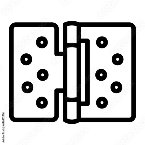 hinge outline icon