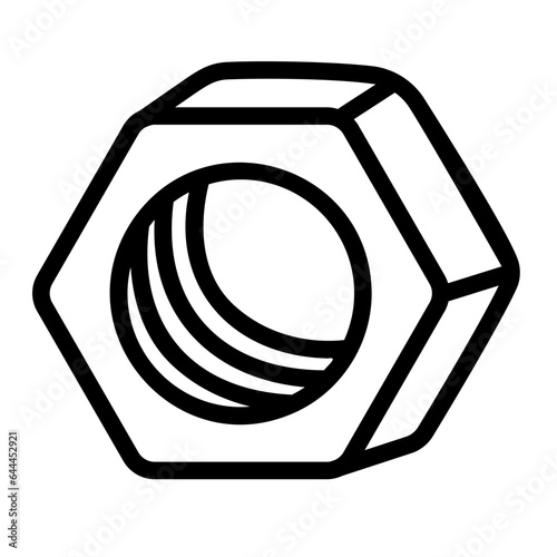 nut outline icon