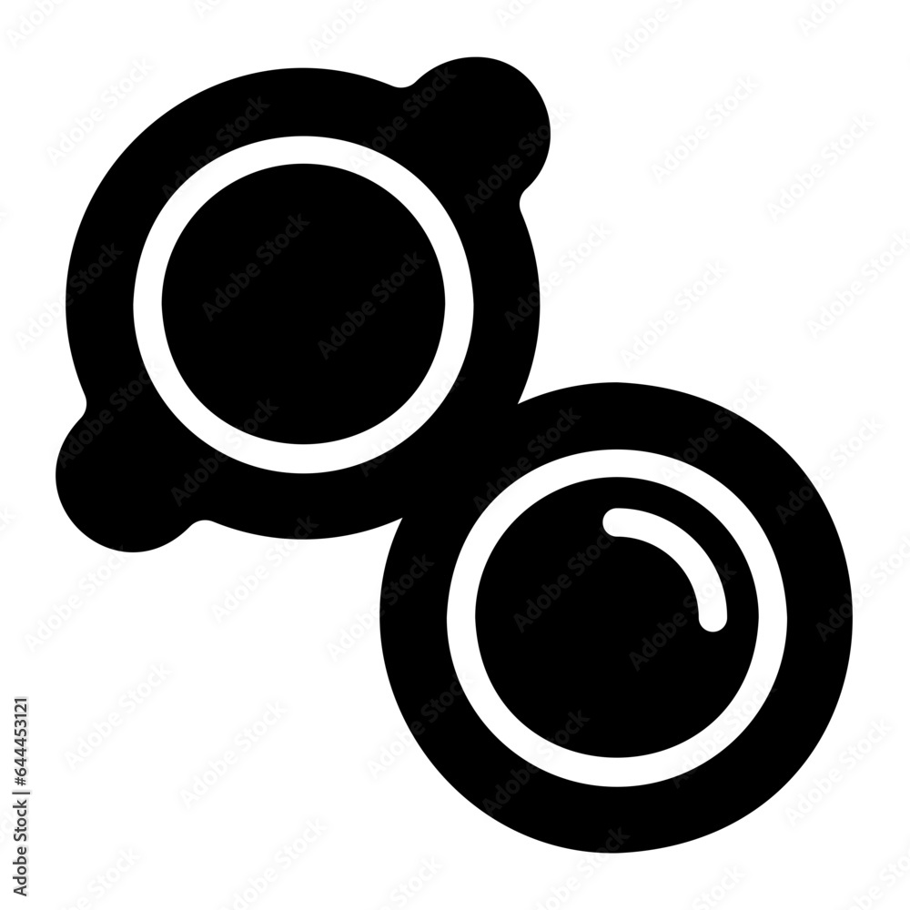 spyhole glyph icon spyhole glyph icon