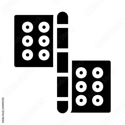 hinge glyph icon
