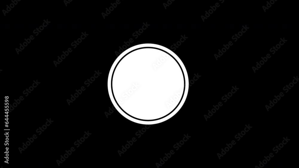 Rippling circles on black background. Rippling circles on black background.