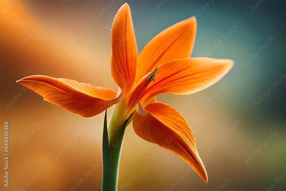 orange lily flower