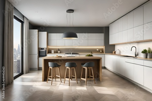 modern kitchen interior