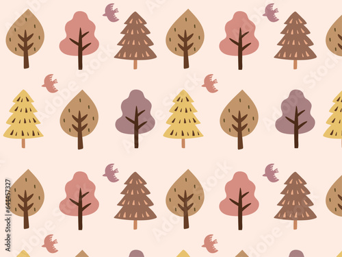 北欧風の木の背景