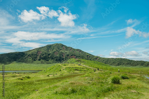 熊本県阿蘇市 阿蘇山の風景