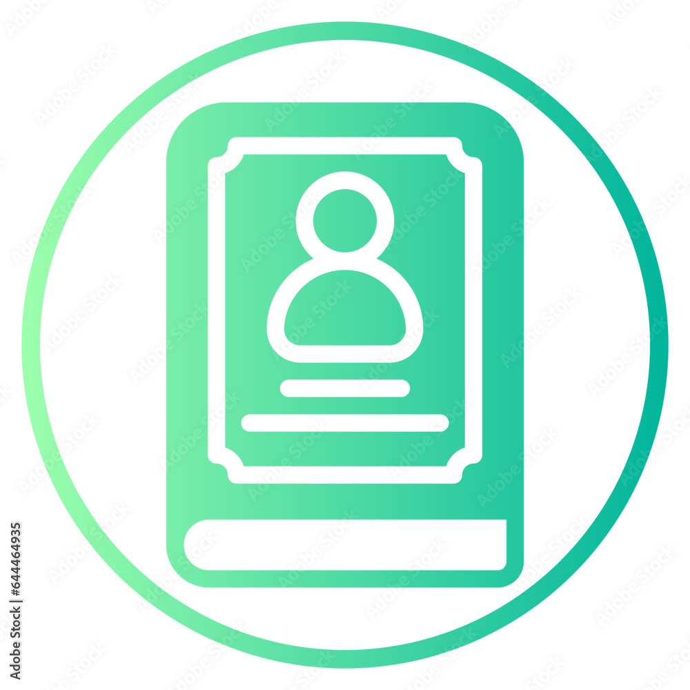 agenda gradient icon agenda gradient icon