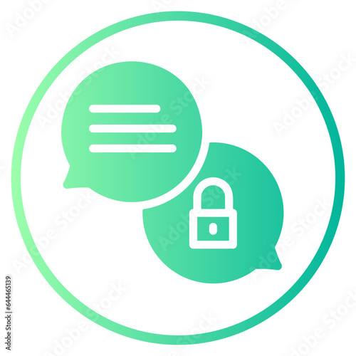 private message gradient icon