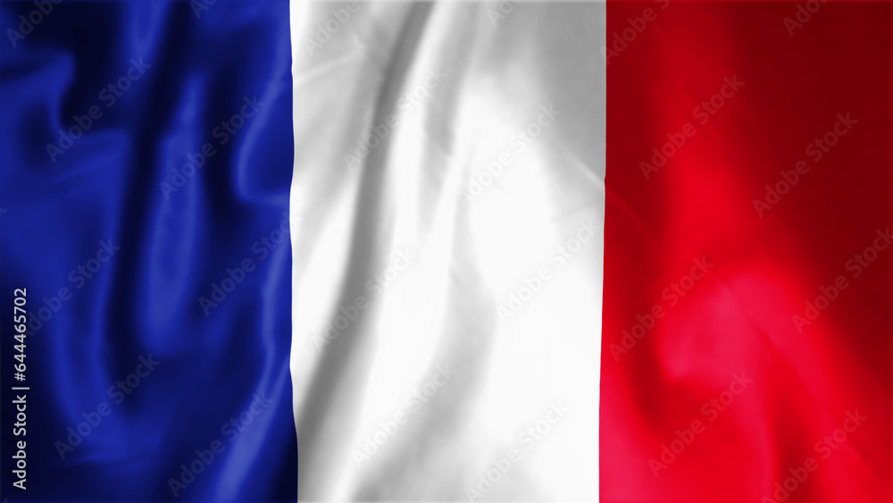 Flag of France, Fabric realistic flag, France Independent Day flag Flag of France, Fabric realistic flag, France Independent Day flag