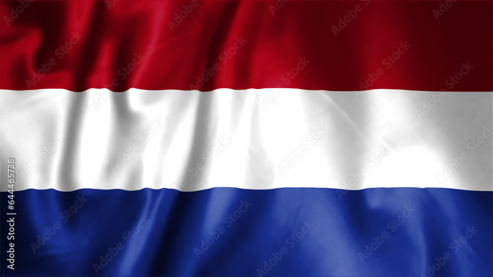 Flag of Netherlands, Fabric realistic flag, Netherlands Independent Day flag Flag of Netherlands, Fabric realistic flag, Netherlands Independent Day flag