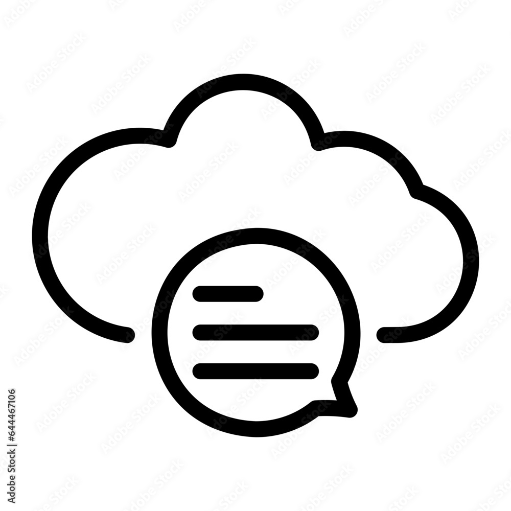 cloud line icon cloud line icon