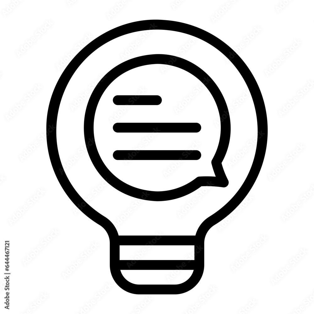 discussion line icon discussion line icon
