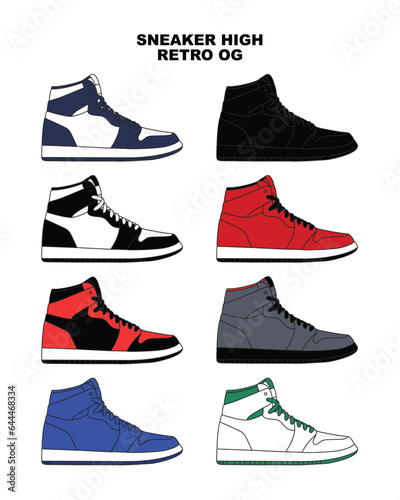 Sneaker Retro High Concept icon