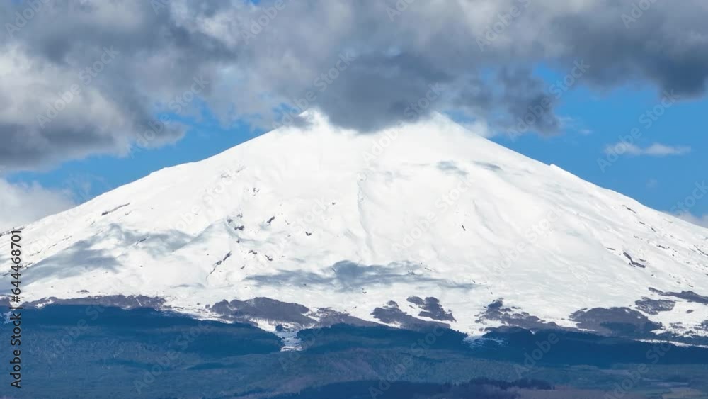 Villarrica Volcano At Pucon In Los Rios Chile. Volcano Scenery. Snow Capped Mountain. Nature Aerial View. Pucon Chile. Winter Landscape. Villarrica Volcano At Pucon In Los Rios Chile. Villarrica Volcano At Pucon In Los Rios Chile. Volcano Scenery. Snow Capped Mountain. Nature Aerial View. Pucon Chile. Winter Landscape. Villarrica Volcano At Pucon In Los Rios Chile.