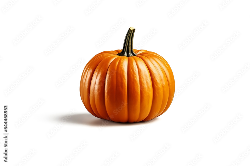 orange pumpkin on white background orange pumpkin on white background