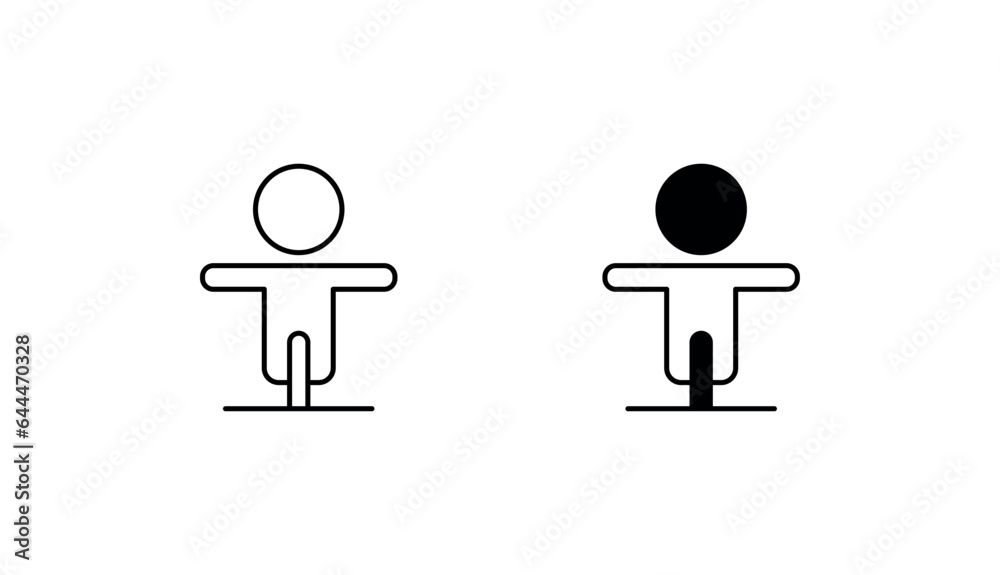 Scare Crow icon design with white background stock illustration Scare Crow icon design with white background stock illustration