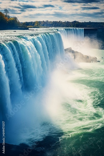 falls at sunset