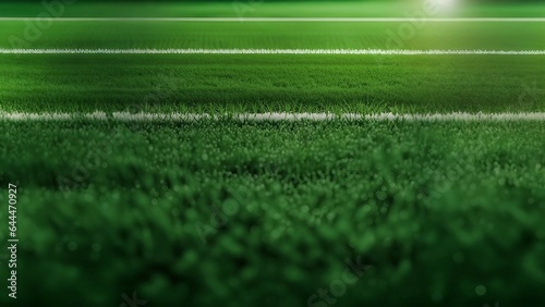 green field with copy space for american football sports theme content