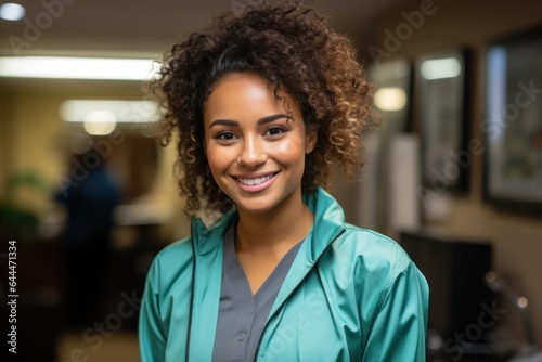 portrait of a nurse in a hospital