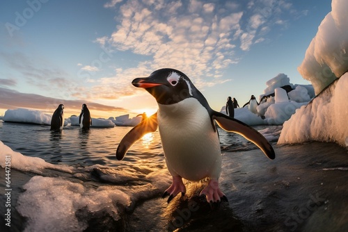 penguins on the beach