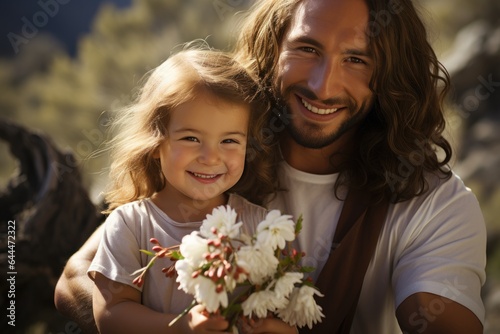 jesus with kid