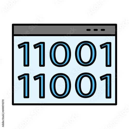 Binary Code Icon Design