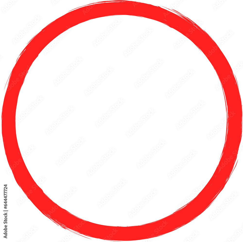 red round frame red round frame