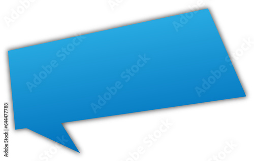 blue speech bubble