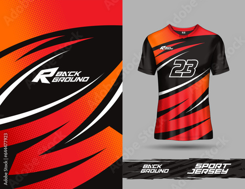 Tshirt template for extreme sports background racing jersey design, soccer, volley ball, cycling