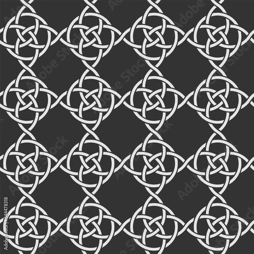 Celtic style pattern seamless. Vector illustration