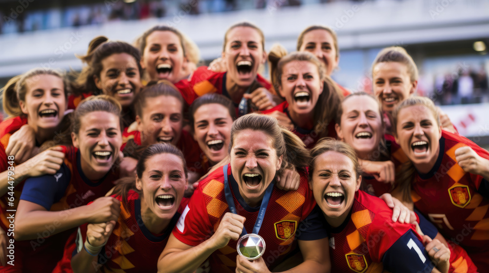 Spains womens national football team victory