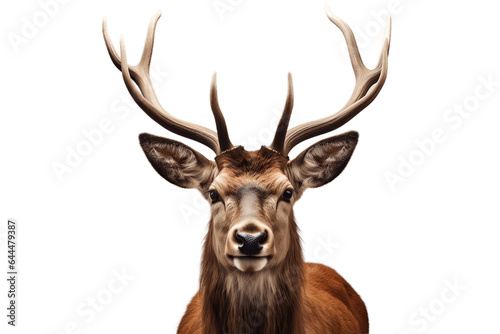 Deer Isolated on a Transparent Background PNG. Generative Ai