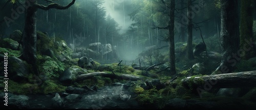 Dark forest wallpaper © Antiga