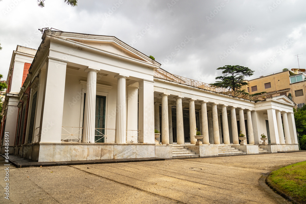 The Villa Pignatelli is a museum located along the Riviera di Chiaia in Naples