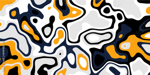 yellow  blue  gray  white abstract background. Modern background with fluid and organic shapes. Abstract light and colorful wavy shapes background. Multicolor waves concept for banner. 