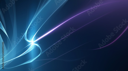 レーザー 光 ライン 線 光線 ネオン エフェクト 浮遊する光の線のエフェクト背景