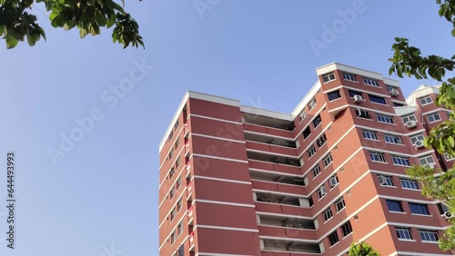 Singapore's HDB residential public housing.
