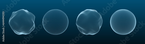 Foto 3D sphere mesh