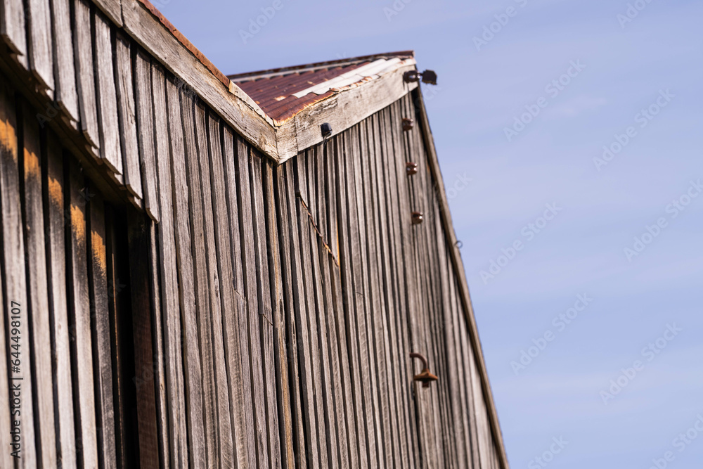 old wooden farm apple shed old wooden farm apple shed
