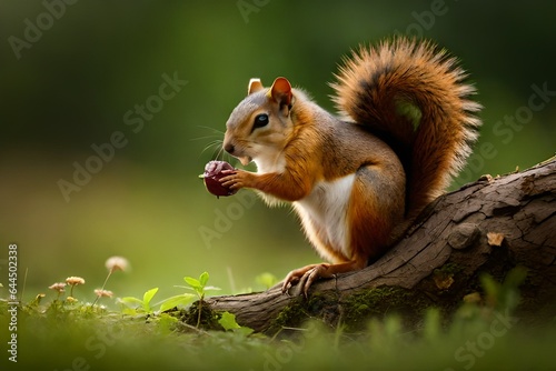 squirrel eating nut © Prasanth