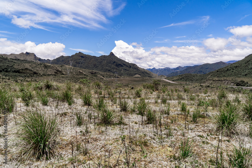 Andes mountains with blue sky and beautiful clouds. Andes mountains with blue sky and beautiful clouds.