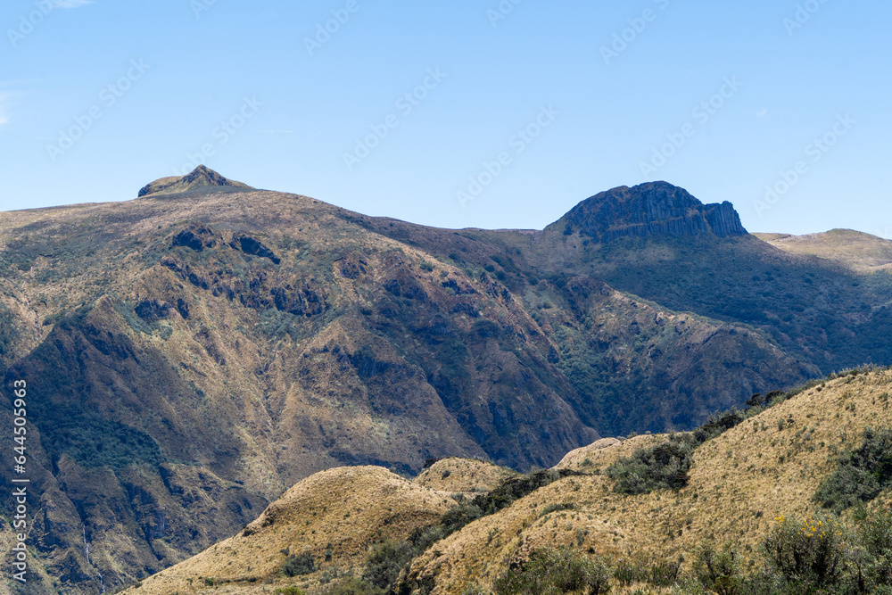 Andes mountains with blue sky and beautiful clouds. Andes mountains with blue sky and beautiful clouds.