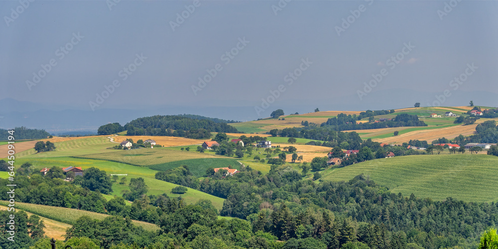 Landscape Bucklige Welt near Annaberg, Lower Austria, Austria