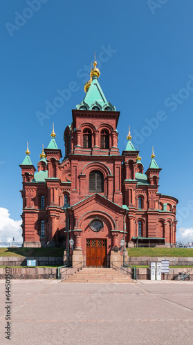 Uspenski Cathedral in Helsinki, Finland. The largest Greek Orthodox church in Western Europe.